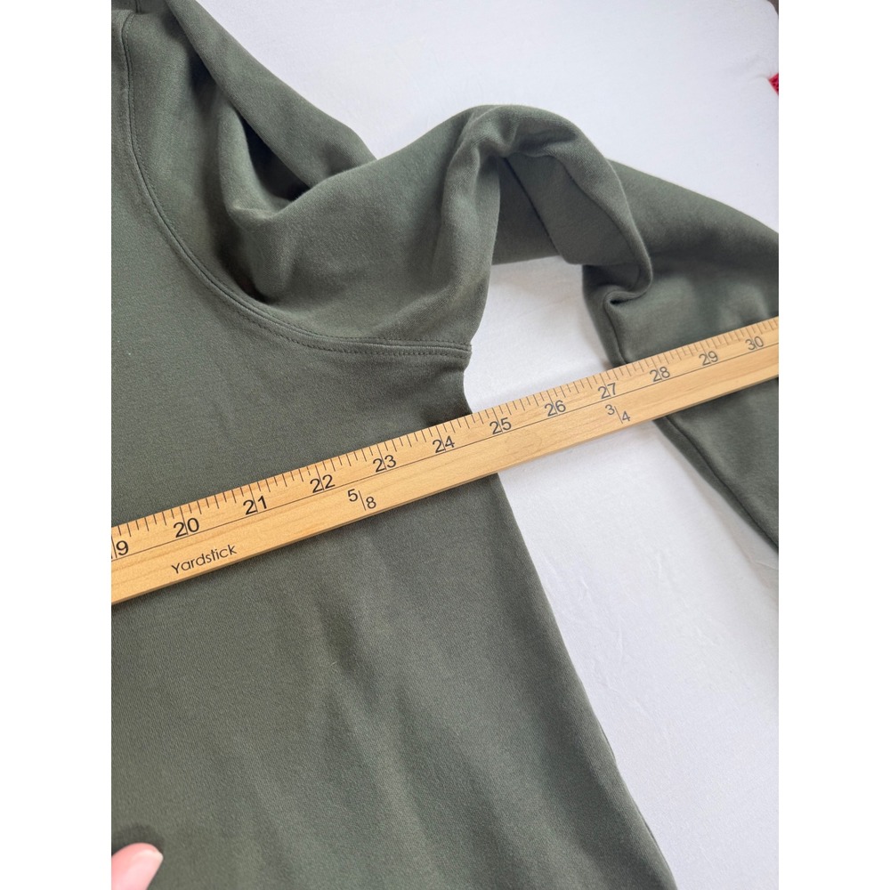 Luster‎ Soft Supima Cotton Long Sleeve Polo Shirt Olive Green Mens 2XT - Picture 7 of 8